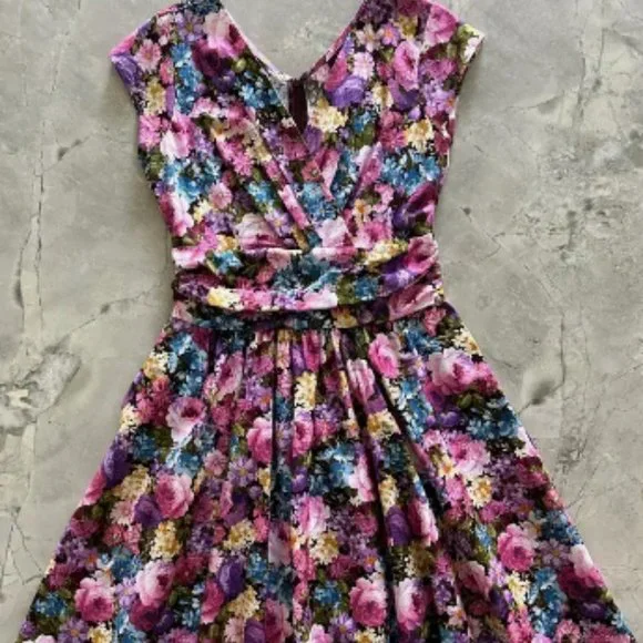 Retrolicious Dresses Vintage Floral Greta Dress Retrolicious